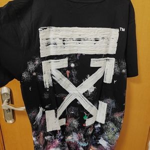 Off-White short sleeve white T shirt